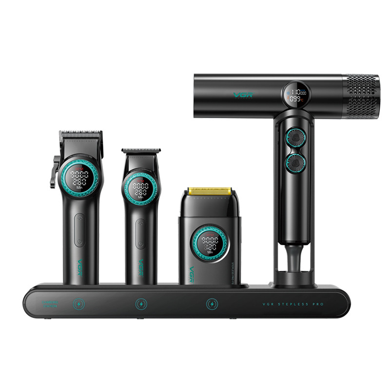 vgr-voyager-stepless-4-in-1-hair-clipper-set