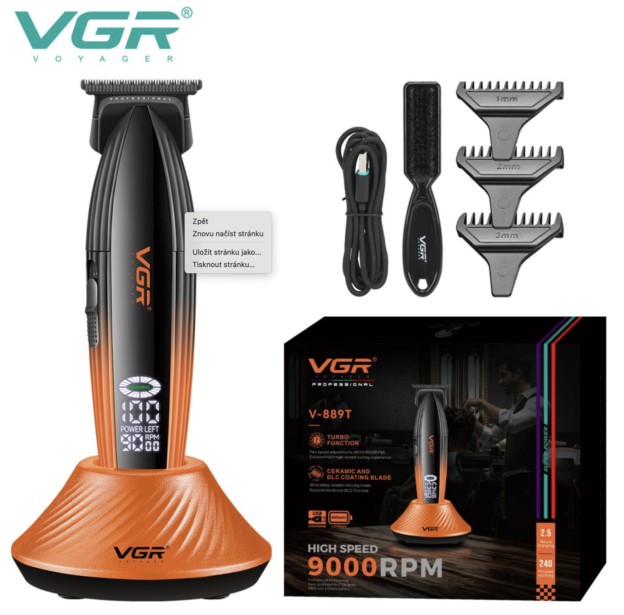 vgr-voyager-v-889t-trim-professional-trimmer 2