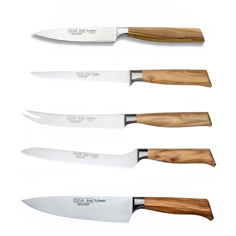Burgvogel Olive - a set of knives