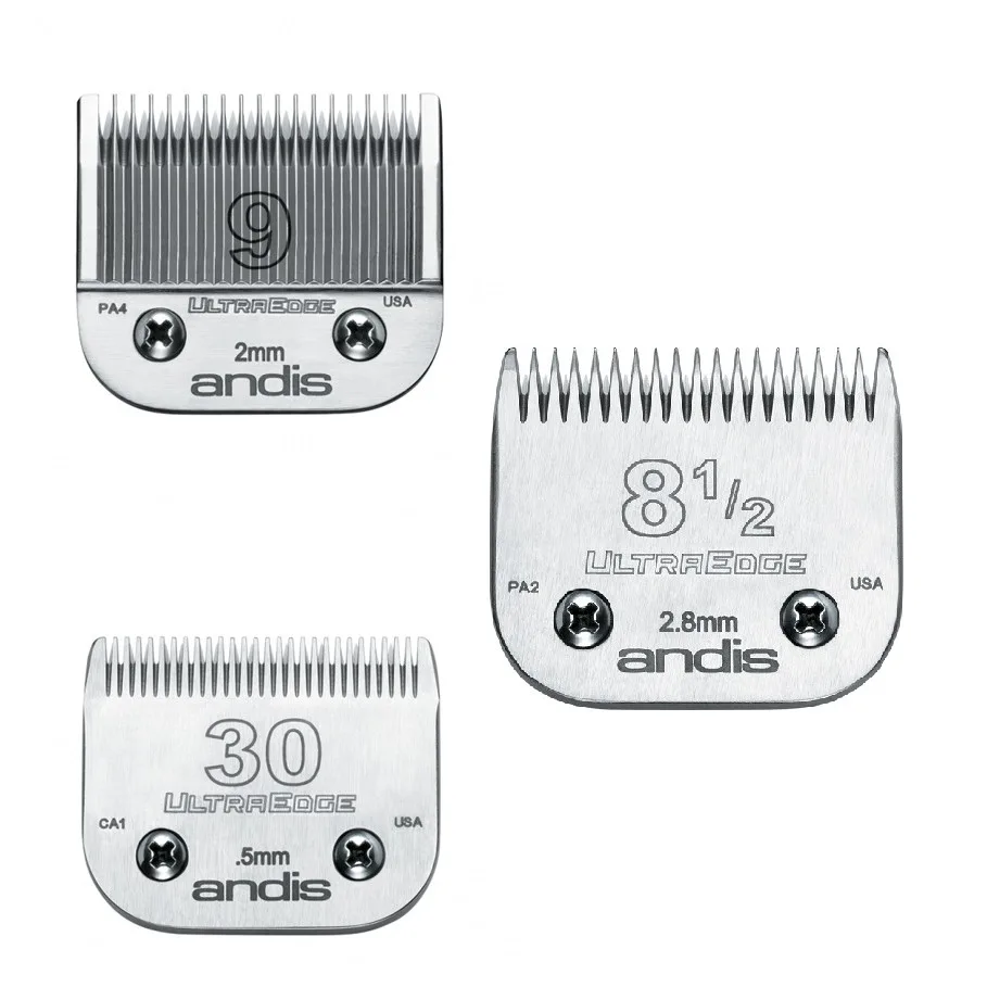 Andis Ultraedge - set of clipper heads