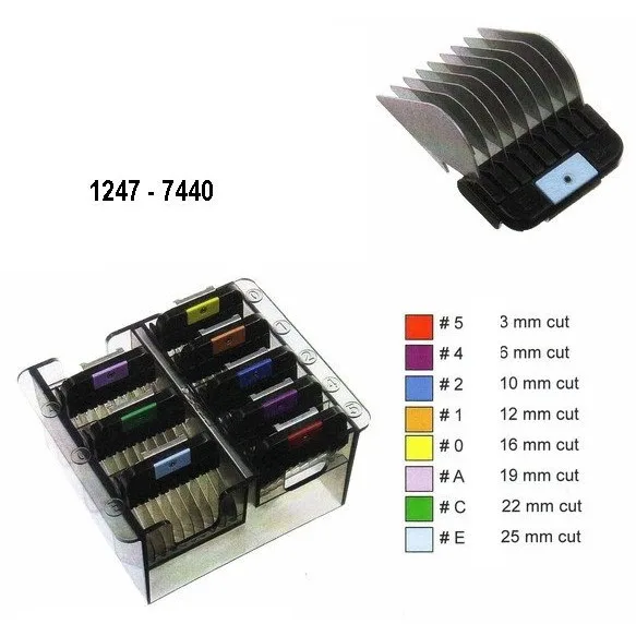 Additional metal combs WAHL 1247-7440 - set