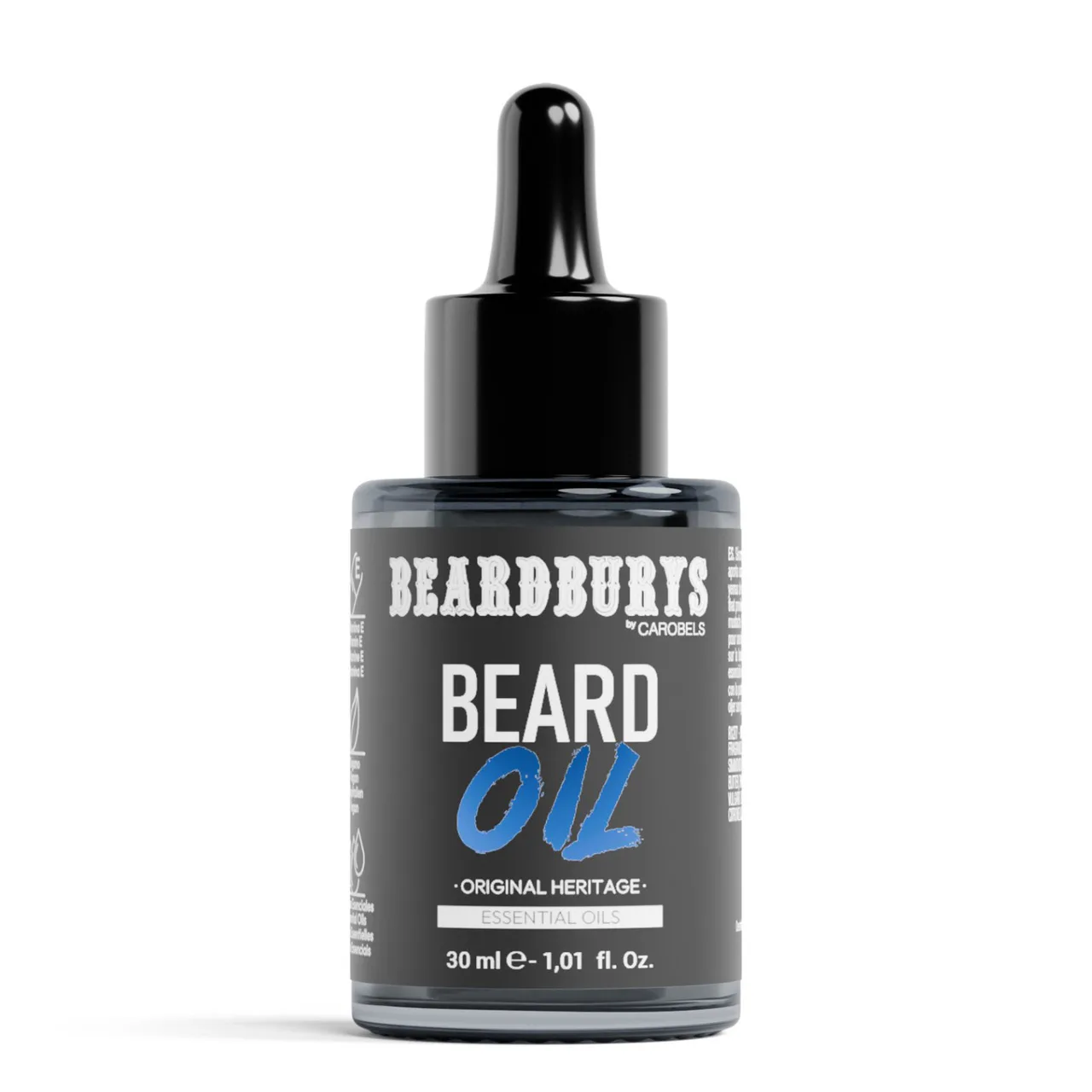 Beard Oil with Essential Oils Original Heritage Beardburys