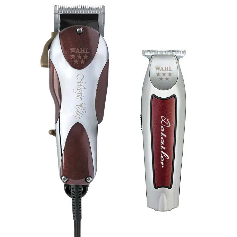 WAHL Silver Wine (Magic Clip and Cordless Detailer set)