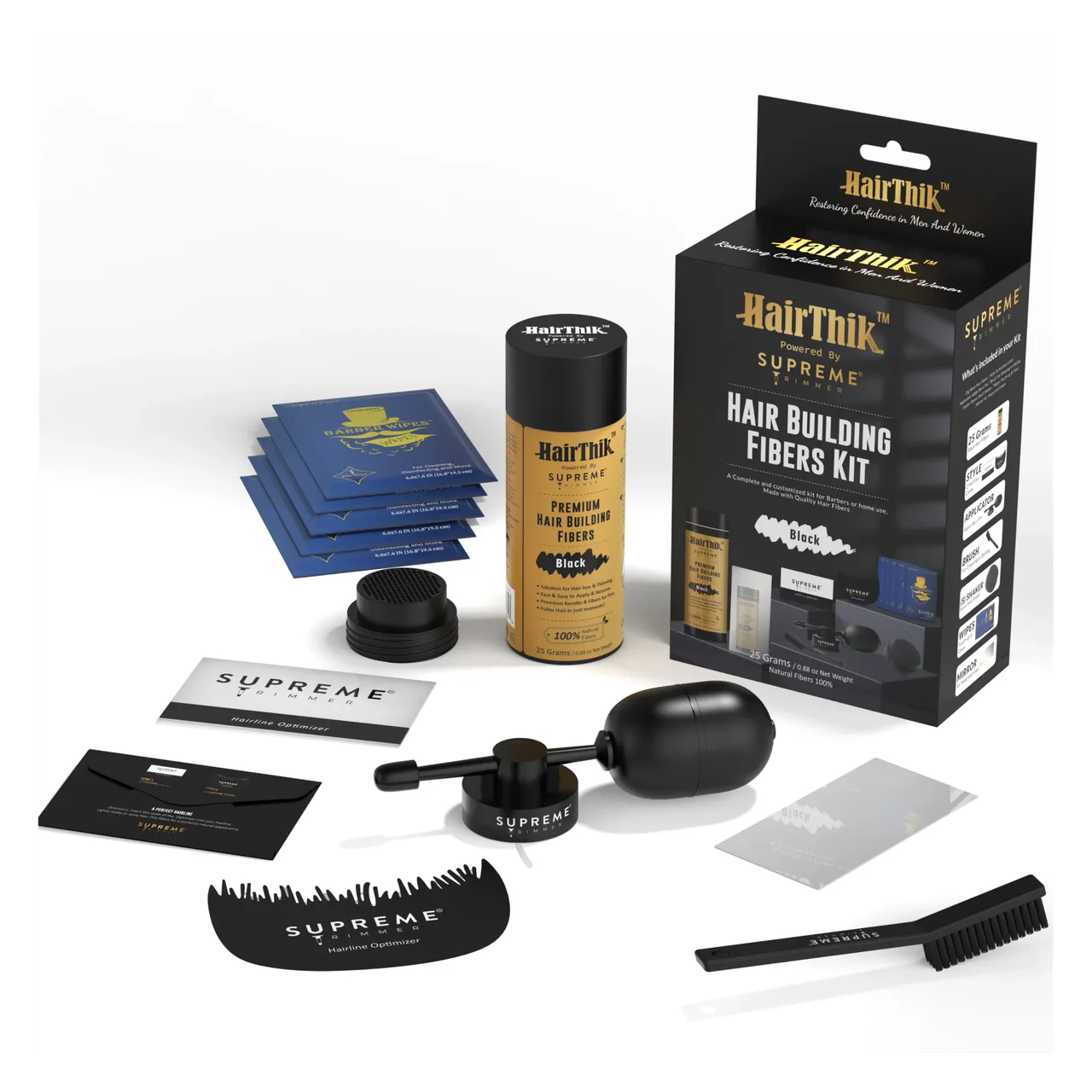 STpro Hair Thik Hair Fibers with Applicator for Hair Thickening