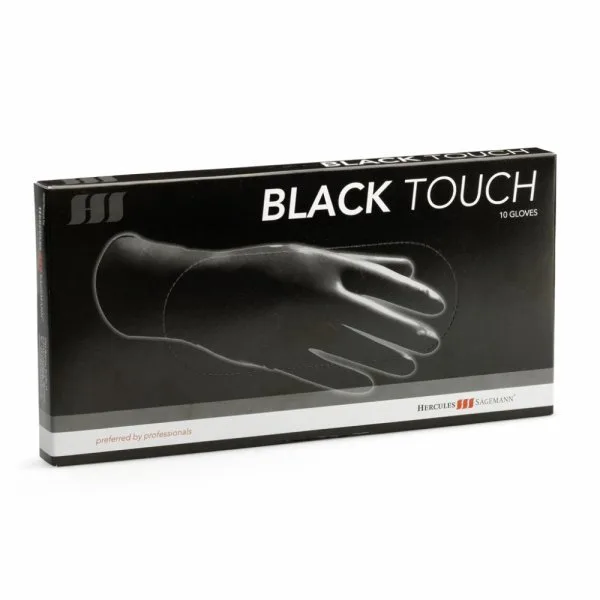 Latex gloves BLACK 8151-5053 Hercules Touch-L