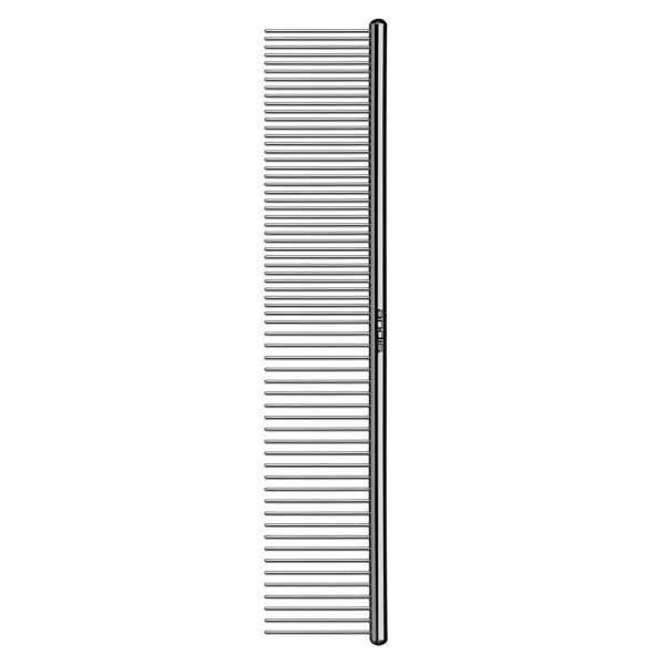 Andis metal comb for hair - sided - 18 cm