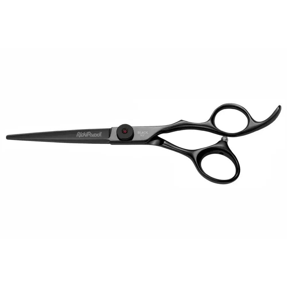 RICKI PARODI Black Titanium 5.5" Hairdressing Scissors