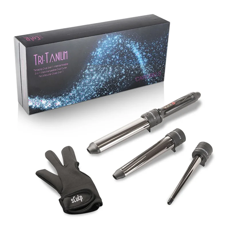 Curling iron SCULPBY TriTanium - 3in1