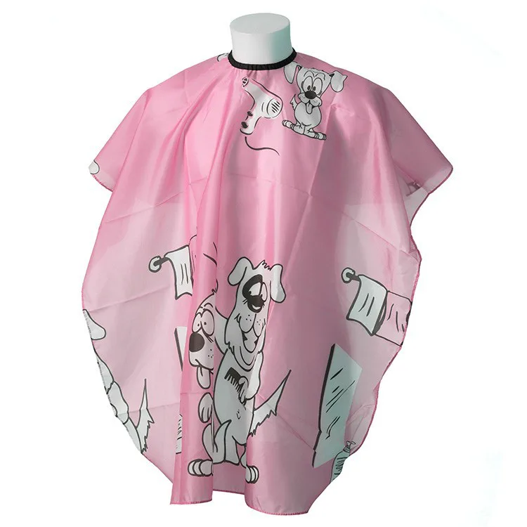 Children's hairdressing cape "Dogy Pink"