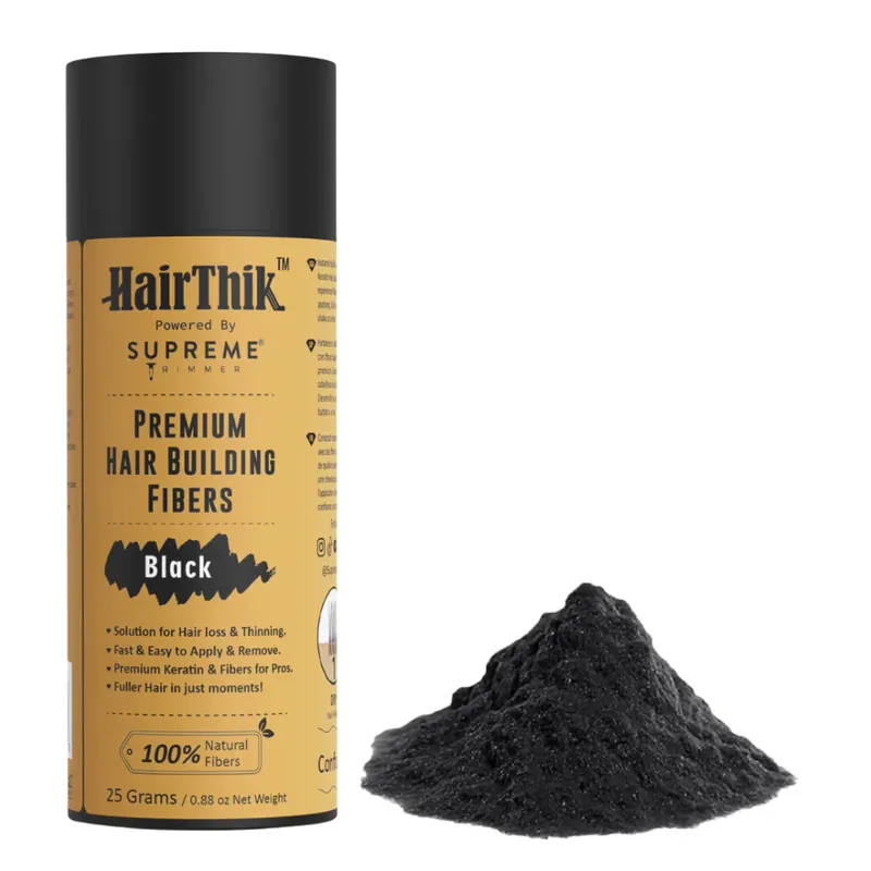 STpro Hair Thik Hair Fibers with Applicator for Hair Thickening - Image 2