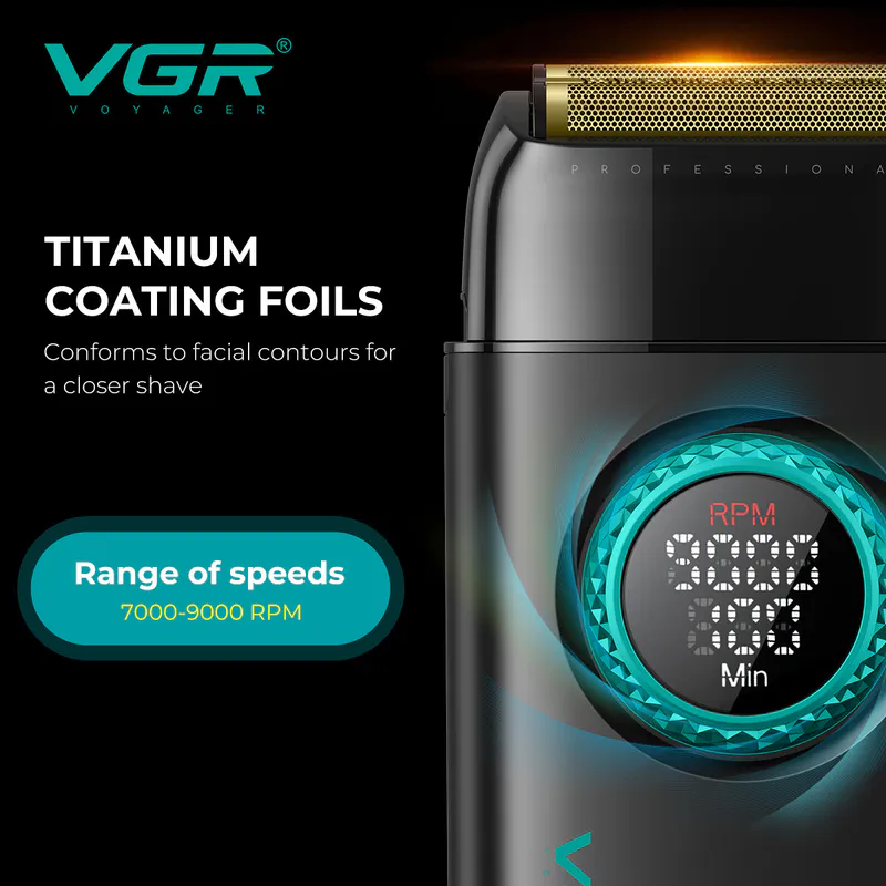 VGR VOYAGER Stepless 4-in-1 Hair Clipper Set - Image 5