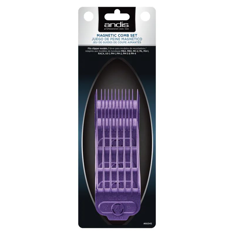 A set of magnetic combs Andis - set I (1.5-13 mm) - Image 3