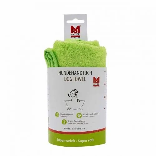 Bamboo-cotton towel for dogs Moser - Image 1
