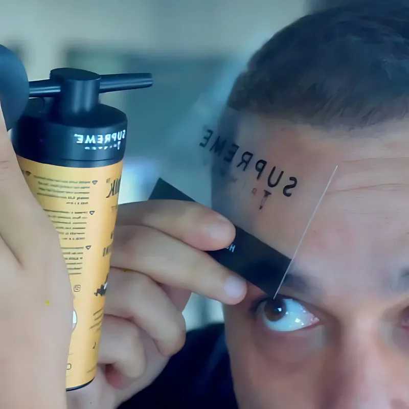 STpro Hair Thik Hair Fibers with Applicator for Hair Thickening - Image 6