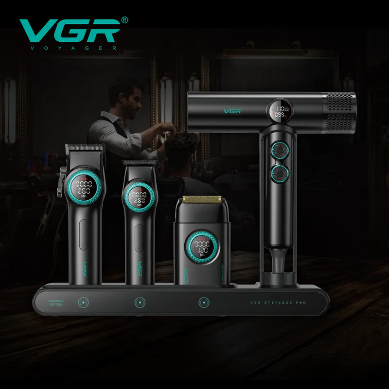 VGR VOYAGER Stepless 4-in-1 Hair Clipper Set - Image 2