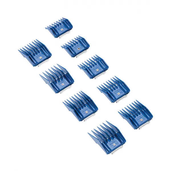 Set of plastic combs with a metal clasp andis - set I (1,5-14 mm) - Image 1