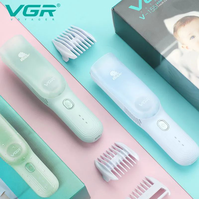 VGR V-155 Kids Hair Clipper with Vacuum - Image 1