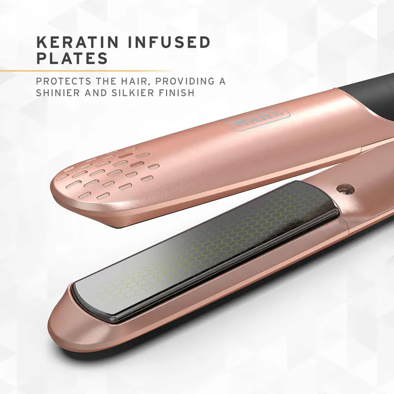 WAHL Pro Glide Rose Gold Hair Straightener - Image 4