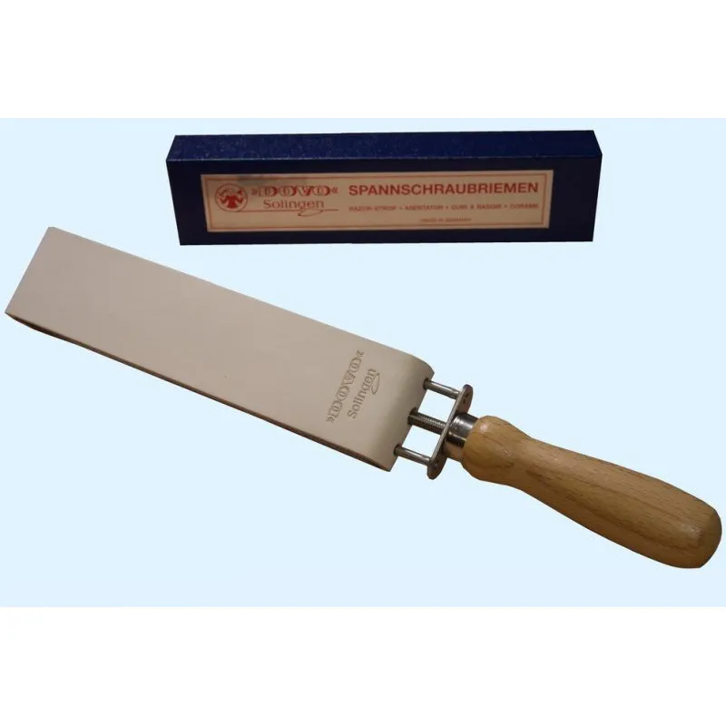 Razor strops DOVO Solingen 186 210011 - with wooden handle - Image 4