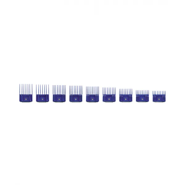 Set of plastic combs with a metal clasp andis - set I (1,5-14 mm) - Image 2