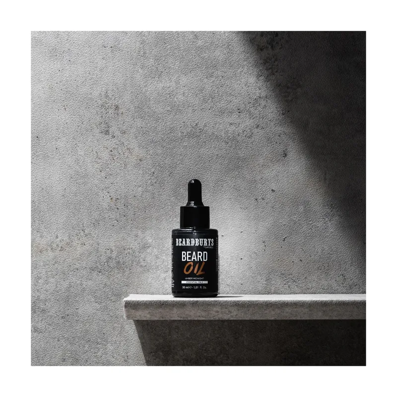 Beard Oil with Essential Oils Amber Midnight Beardburys - Image 5