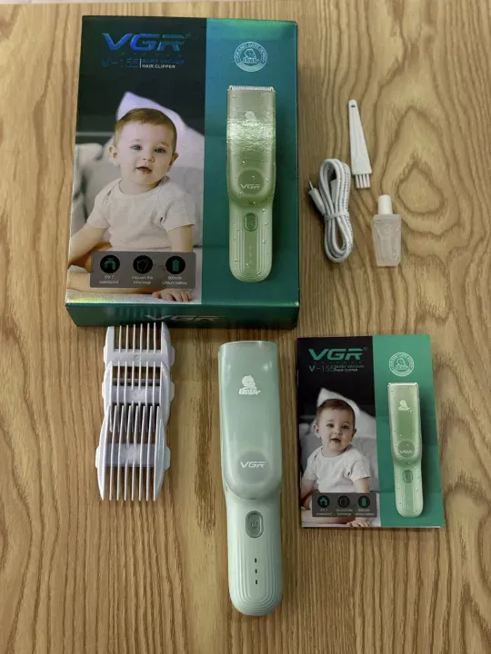 VGR V-155 Kids Hair Clipper with Vacuum - Image 2