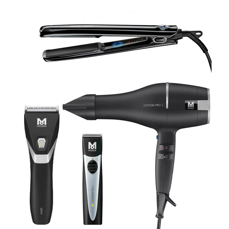MOSER Ultimate Salon Set (Kuno + Chromini 2 + Edition Pro 2 + Ceraline) - Image 1