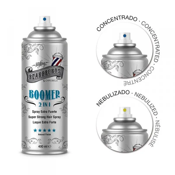 Fixation hair spray Beardburys Boomer 2in1 400ml. - Image 2
