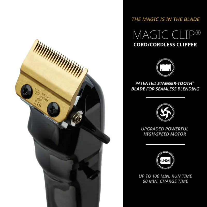 WAHL Black Cordless Magic Clip - Image 6