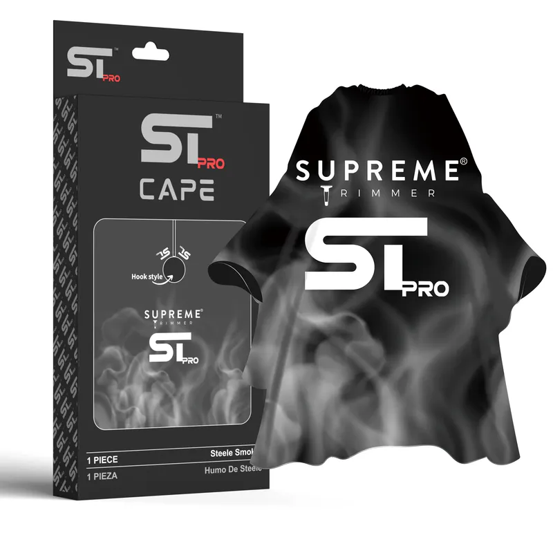 STpro Steel Smoke Barber Cape - Image 1