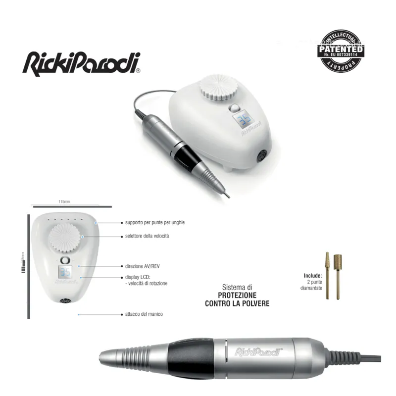 RICKI PARODI Digital Pro Plus Electric Nail Drill - Image 4