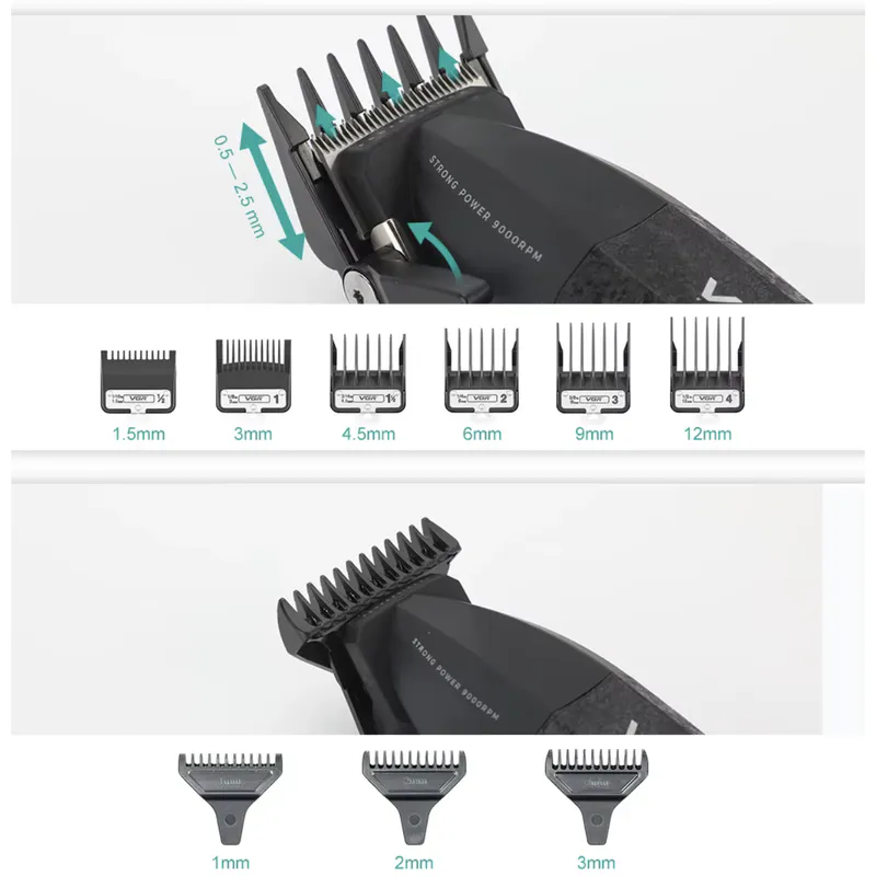 VGR VOYAGER V-640S4 Haircutting Set – 4-in-1 - Image 5