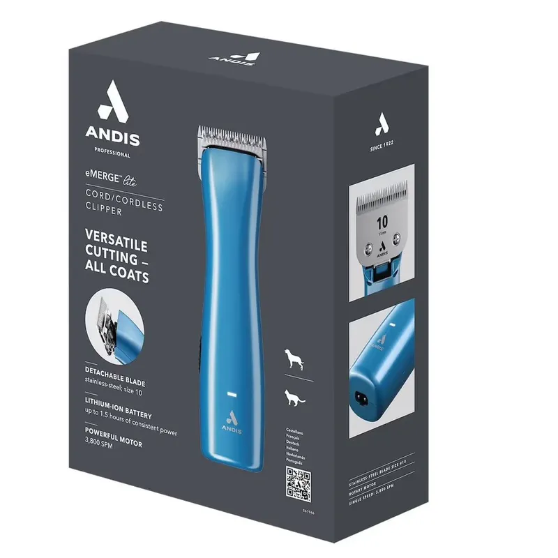 Andis eMERGE Clipper Blue - Image 5