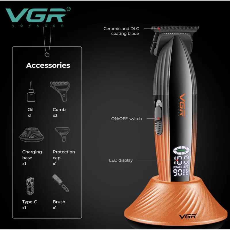 VGR VOYAGER V-889T Trim Professional Trimmer - Image 3