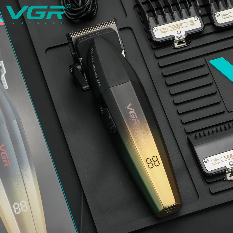 VGR VOYAGER V-003C Salon Series Hair Clipper – gold - Image 1