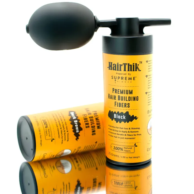 STpro Hair Thik Hair Fibers with Applicator for Hair Thickening - Image 4